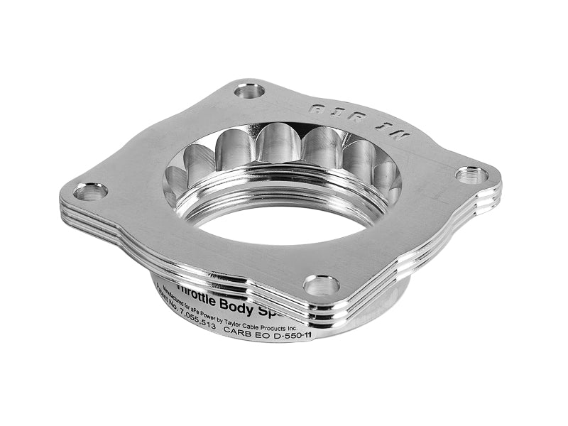 AFE Silver Bullet TBS CARB Approved - aFe Silver Bullet Throttle Body Spacers TBS BMW 325i (E46) 01-06 L6-2.5L