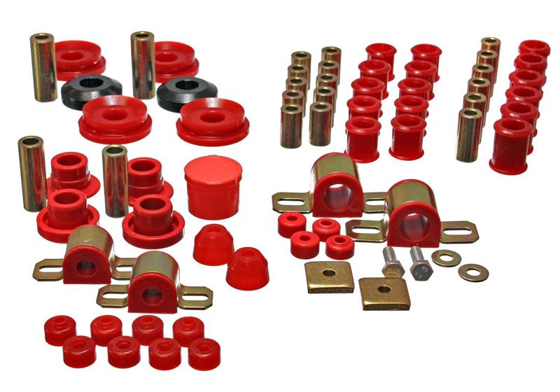 ES Hyper-Flex Sets - Red - Energy Suspension 95-98 Nissan 240SX (S14) Red Hyper-Flex Master Bushing Set