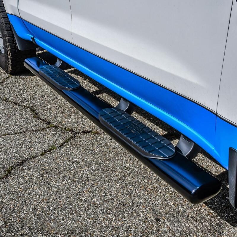 WES Nerf Bars - PRO TRAXX 6 - Westin 19-21 Chevrolet Silverado Crew Cab PRO TRAXX 6 Oval Nerf Step Bars - Black