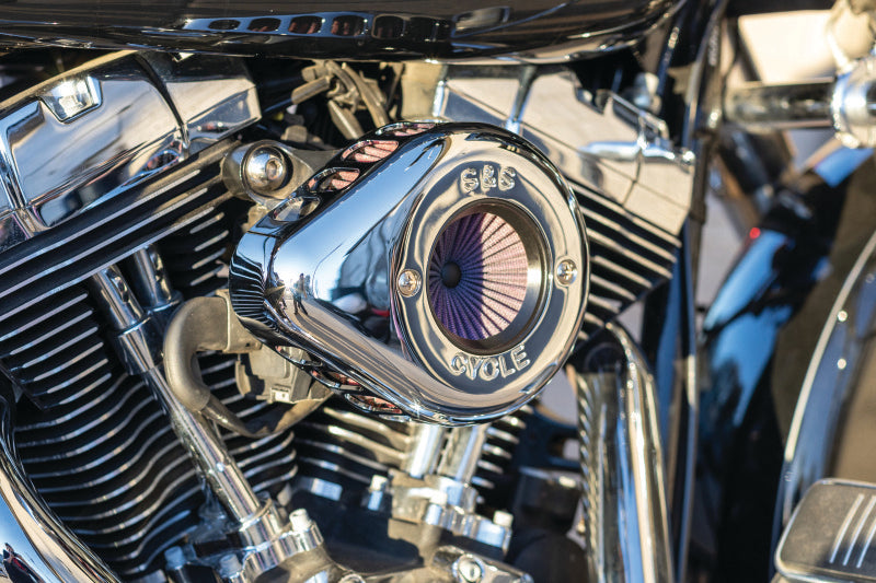 SSC Air Stinger Kits - S&S Cycle 08-16 Touring/16-17 Softail Models Stealth Air Stinger Kit w/ Chrome Teardrop