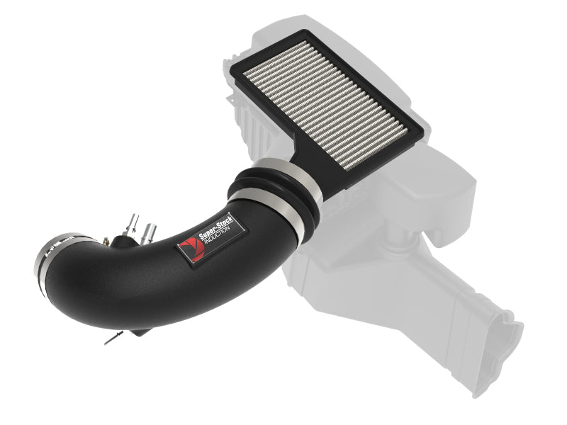 AFE Super Stock Induction System - aFe Super Stock Induction System Pro Dry S Media 15-17 Ford Mustang V8-5.0L