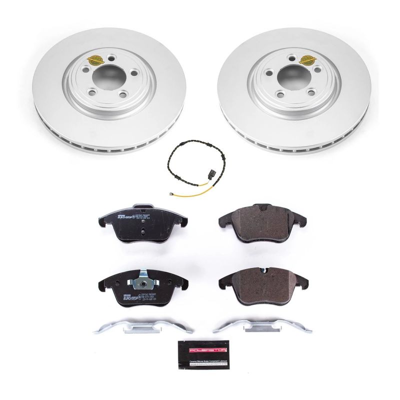 PSB Euro-Stop Kit - Power Stop 13-15 Jaguar XF Front Euro-Stop Brake Kit