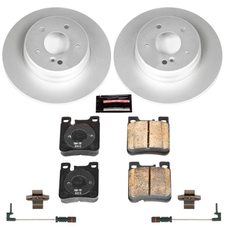PSB Z23 Evolution Coated Kit - Power Stop 98-99 Mercedes-Benz CLK320 Rear Z23 Evolution Sport Coated Brake Kit