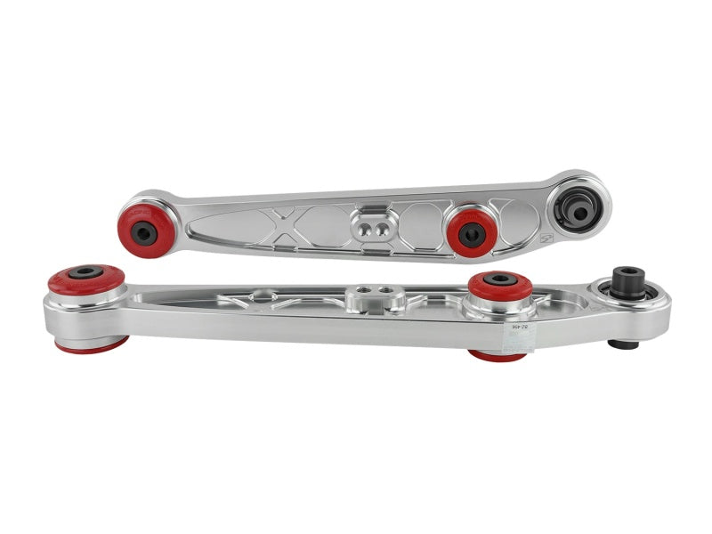 SK Alpha Control Arms - Skunk2 Honda/Acura EG/DC Alpha Series Rear Lower Control Arm Set - Clear