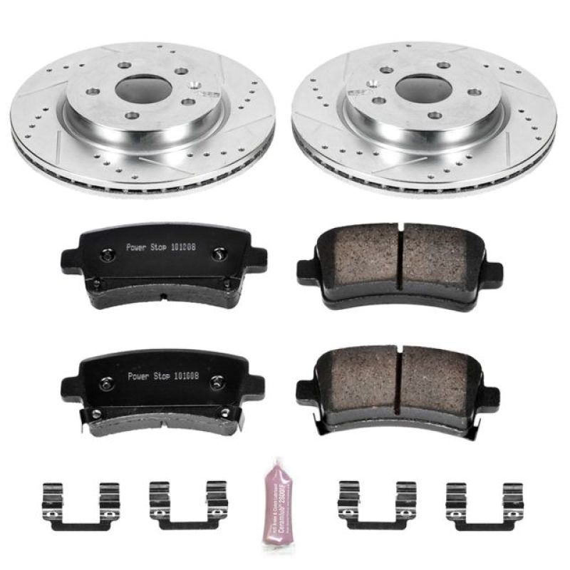 PSB Z23 Evolution Kit - Power Stop 2010 Buick Allure Rear Z23 Evolution Sport Brake Kit