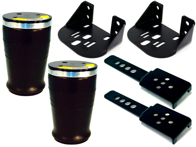 RID Air Over Leaf Kits - Ridetech AIRoverLeaf 3000lb Sideframe 2.5in Leaf Bracket Kit