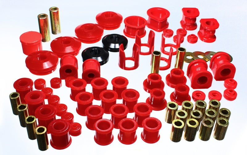 ES Hyper-Flex Sets - Red - Energy Suspension 89-94 Nissan 240SX (S13) Red Hyper-Flex Master Bushing Set