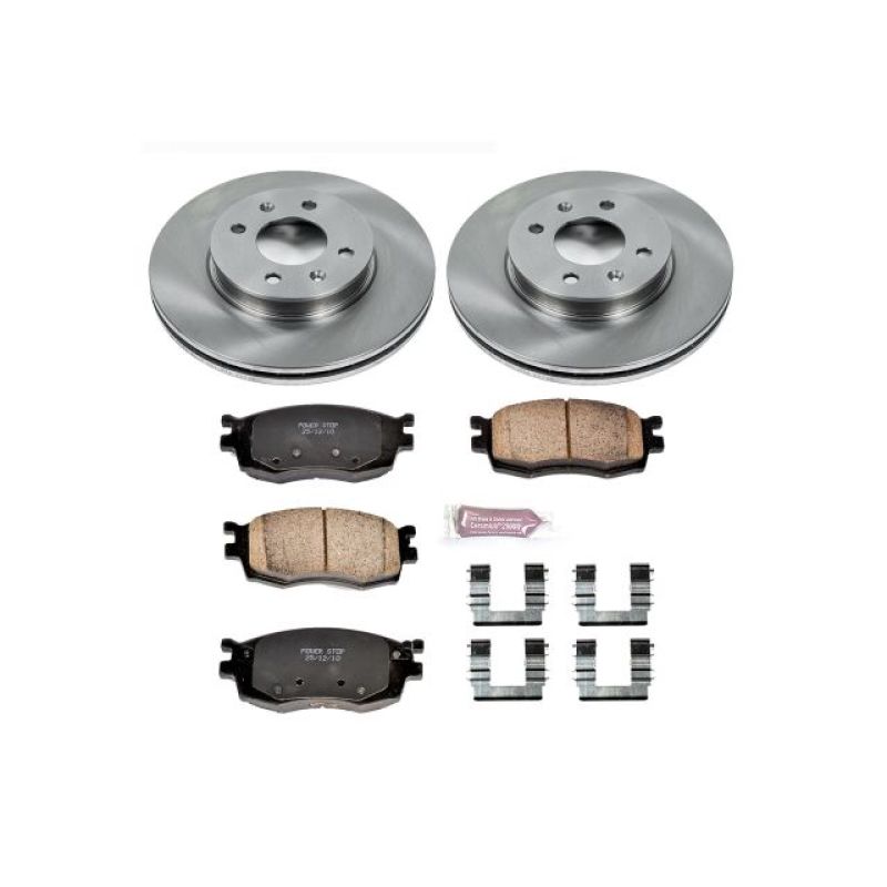 PSB Autospecialty Kit - Power Stop 06-11 Hyundai Accent Front Autospecialty Brake Kit