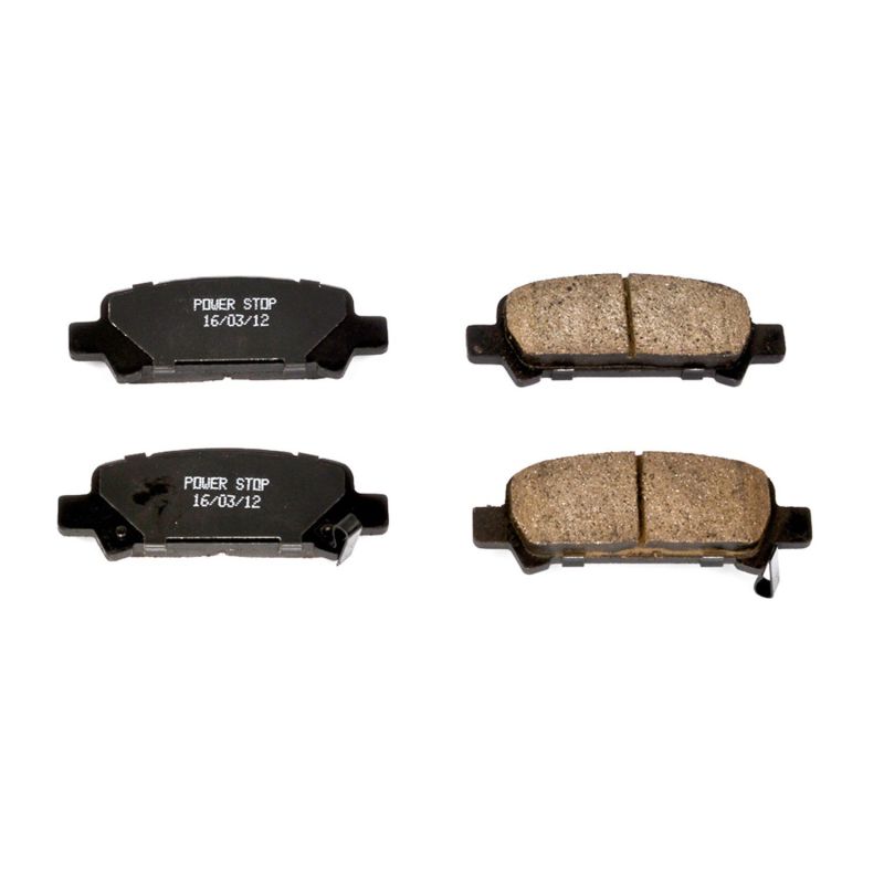 PSB Z16 Evolution Brake Pads - Power Stop 03-06 Subaru Baja Rear Z16 Evolution Ceramic Brake Pads