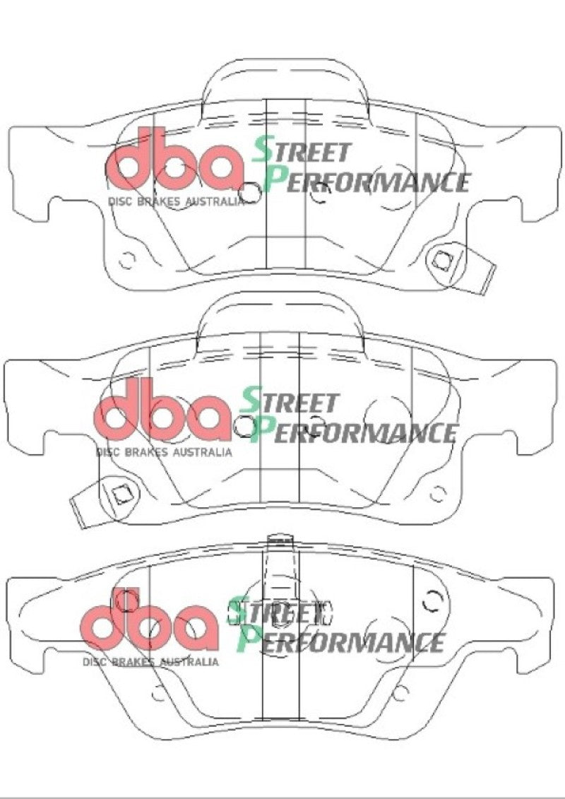 DBA SP500 Brake Pads - DBA 10-15 Camaro SP500 Front Brake Pads