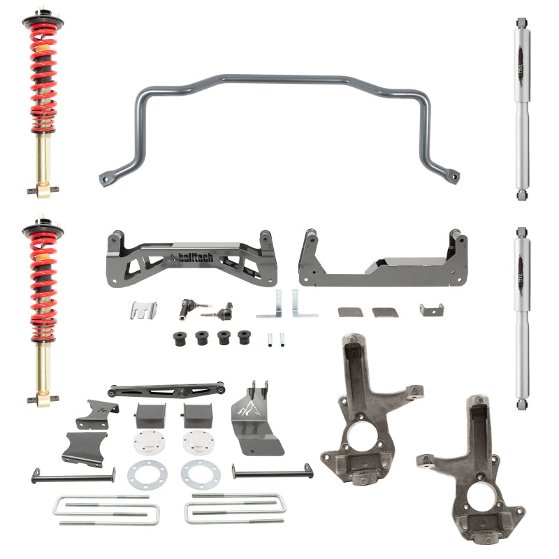 BT Lift Kits - Belltech 16-18 Silverado / Sierra 1500 4wd Ext & Crew Cab 7in. Lift Lift Kit