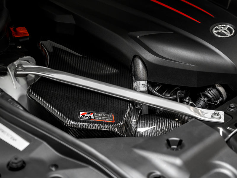 AWE S-FLO Intakes - AWE Tuning 2020+ Toyota GR Supra S-FLO Carbon Intake Lid