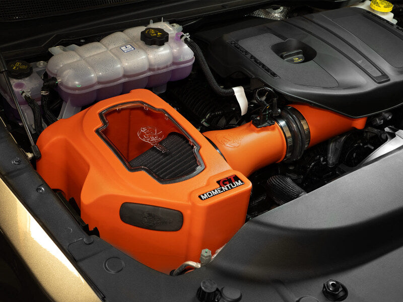 AFE Momentum GT Cold Air Intakes - aFe 2025 RAM 1500 L6-3.0L (tt) Momentum GT Orange Edition Air Intake w/ Blk Pro 5R Filter (MOQ 12)