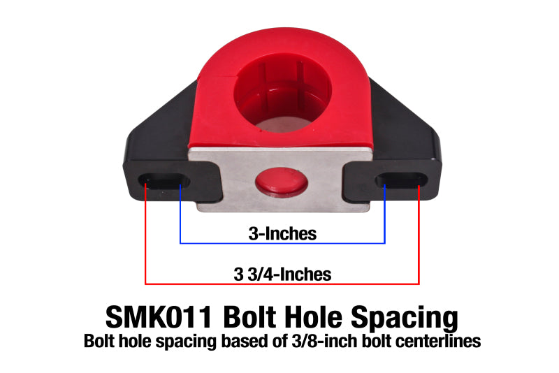BMR Sway Bar Mounts - BMR Universal 1.5in Billet Aluminum Sway Bar Mount Mount (Polyurethane) - Black
