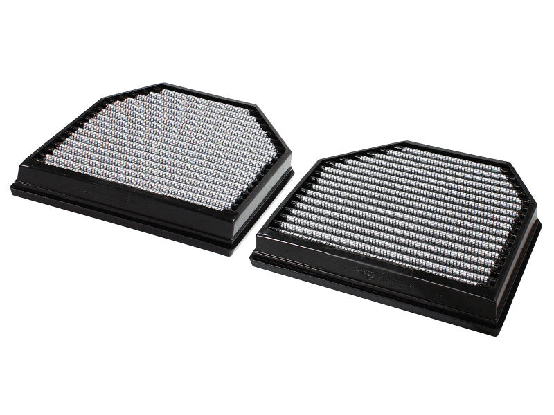 AFE P5R Drop In Air Filter - aFe MagnumFLOW OEM Replacement Air Filter PRO Dry S 2015 BMW M3/M4 (F80/F82) 3.0L S55 (tt) Qty. 2