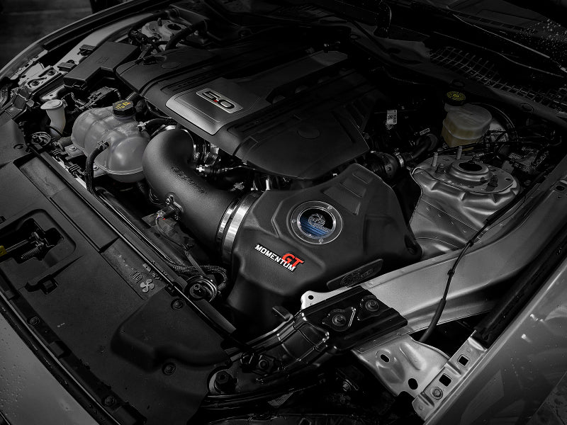 AFE Momentum GT Cold Air Intakes - aFe Momentum GT Pro 5R Cold Air Intake System 18-19 Ford Mustang GT 5.0L V8