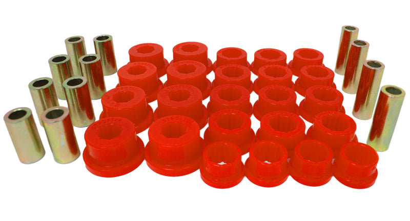 ES Cntrl Arm Bushings - Red - Energy Suspension 07-11 Toyota Camry/Camry Hybrid Rear Control Arm Bushing Set - Red