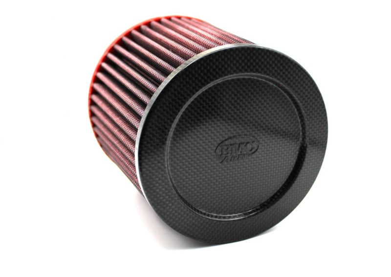 BMC Single Air Conical Filters - BMC Single Air Universal Conical Filter w/Carbon Top - 76mm Inlet / 140mm H