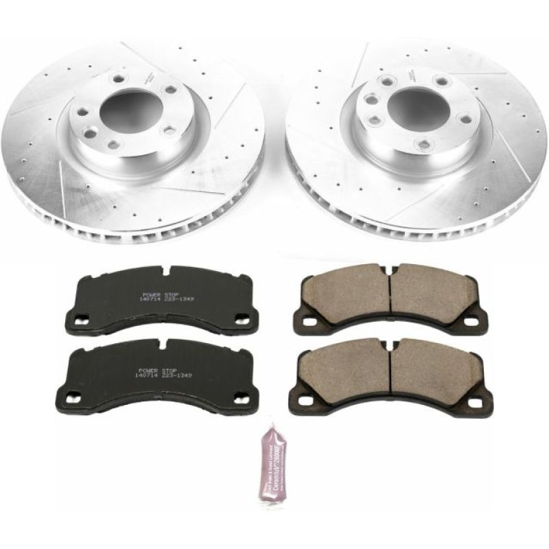 PSB Z23 Evolution Kit - Power Stop 11-18 Porsche Cayenne Front Z23 Evolution Sport Brake Kit