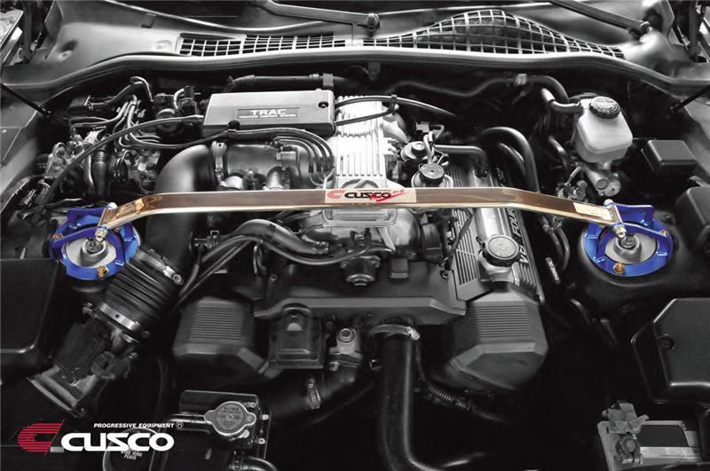 CUS OS Front Strut Bars - Cusco Strut Bar OS 91-00 Lexus SC400 Z30 4.0L 1UZ-FE