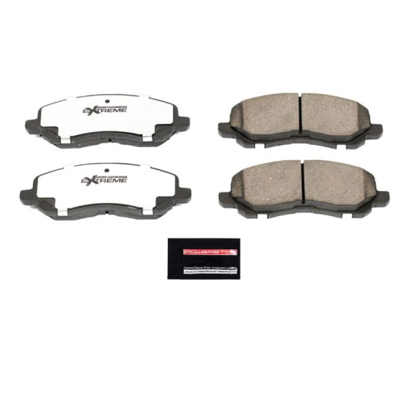 PSB Z26 Extreme Brake Pads - Power Stop 11-14 Chrysler 200 Front Z26 Extreme Street Brake Pads w/Hardware
