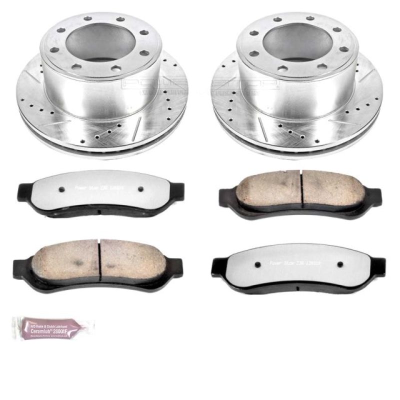 PSB Z36 Truck & Tow Kit - Power Stop 07-10 Ford F-250 Super Duty Rear Z36 Truck & Tow Brake Kit