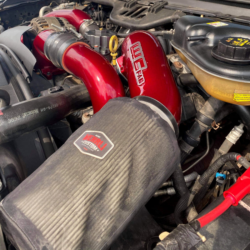WCF Intake Kit - Wehrli 03-07 Ford 6.0L Powerstroke 4in Intake Kit - Gloss White