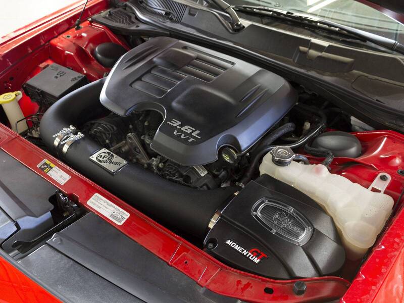 AFE Momentum GT Cold Air Intakes - aFe Momentum GT Dry S Stage-2 Intake System 11-15 Dodge Challenger/Charger V6-3.6L