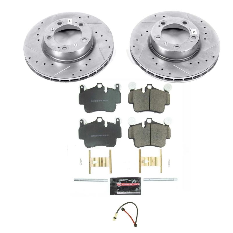 PSB Z23 Evolution Kit - Power Stop 2005 Porsche 911 Front Z23 Evolution Sport Brake Kit