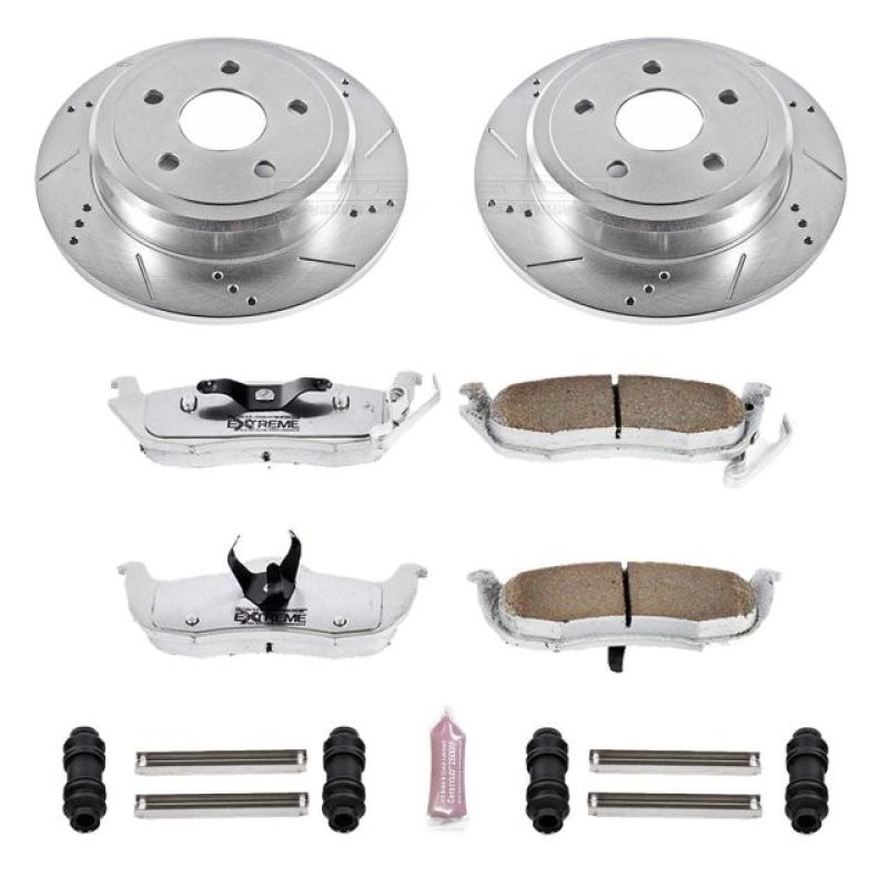 PSB Z26 Street Warrior Kit - Power Stop 06-10 Jeep Commander Rear Z26 Street Warrior Brake Kit