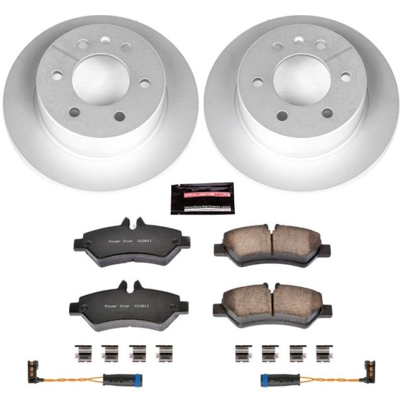 PSB Z23 Evolution Coated Kit - Power Stop 07-09 Dodge Sprinter 2500 Rear Z23 Evolution Sport Coated Brake Kit