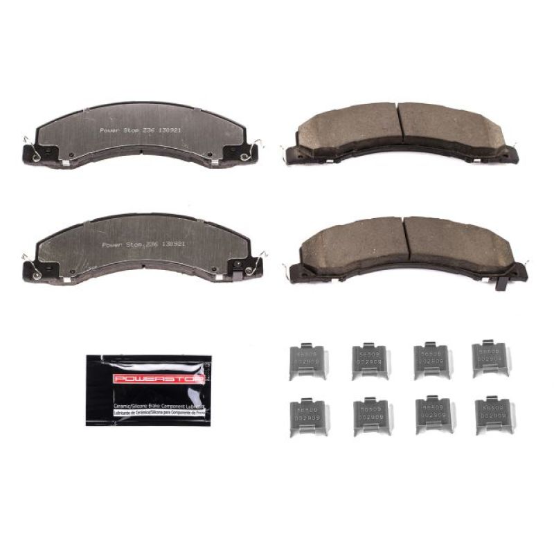 PSB Z36 Truck & Tow Brake Pads - Power Stop 08-10 Dodge Ram 4500 Front or Rear Z36 Truck & Tow Brake Pads w/Hardware