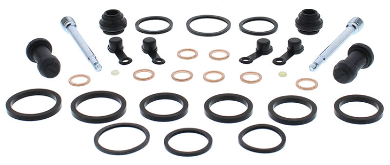 ABR Caliper Rebuild Kits - All Balls Racing 03-07 Honda ST1300 Caliper Rebuild Kit - Front