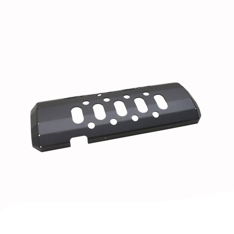 WES Skid Plates - Westin/Snyper 07-17 Jeep Wrangler Muffler Skid Plate - Textured Black