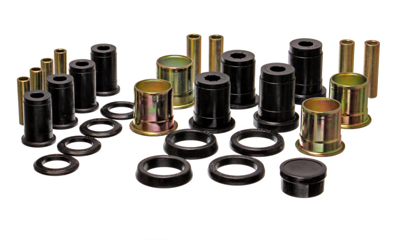 ES Cntrl Arm Bushings - Black - Energy Suspension 75 Chevy Monza/Vega Black Rear Control Arm Bushing Set