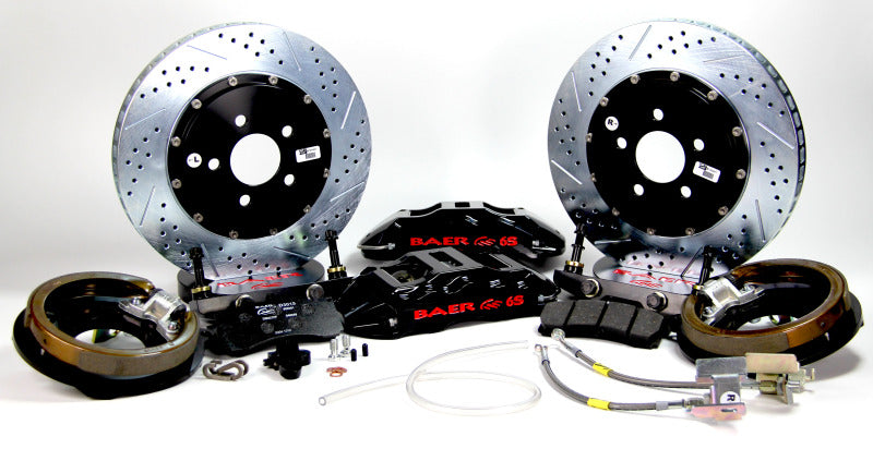 BAE Extreme Brake Kits - Baer Brakes 60-74 Chevrolet C10 Pickup 15in Extreme+ Rear Brake Kit-Black-