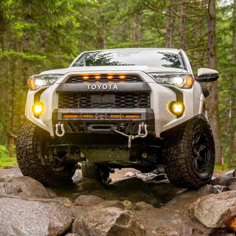 CAL Stealth Bumper - Cali Raised 14-24 Toyota 4Runner Stealth Bumper - No Bull Bar / 32In Led Bar Spot