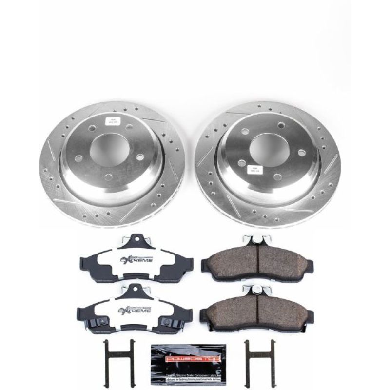 PSB Z26 Street Warrior Kit - Power Stop 94-96 Chevrolet Caprice Rear Z26 Street Warrior Brake Kit
