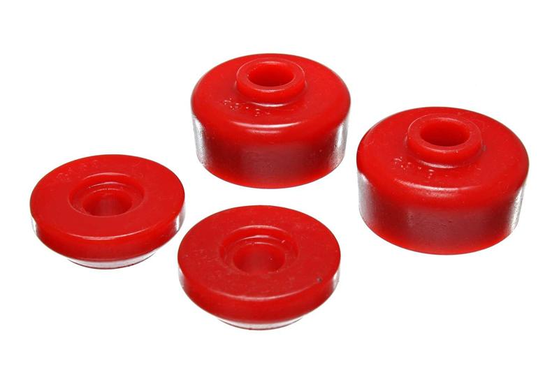 ES Shock Mount Bush - Red - Energy Suspension 95-99 Mitsubishi Eclipse FWD/AWD Red Rear Shock Upper Bushing Set