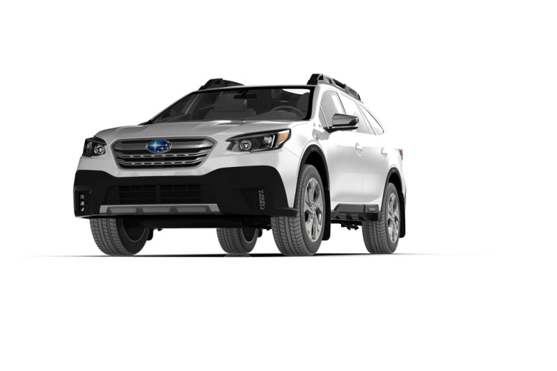 RAL UR Blk Flap/Blue Logo - Rally Armor 20-25 Subaru Outback Black UR Mud Flap w/Blue Logo
