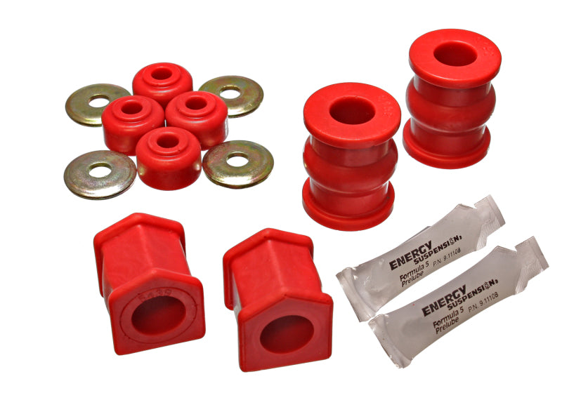 ES Sway Bar Bushings - Red - Energy Suspension 73-79 Chrysler Charger/Roadrunner Red 13/16in Front Sway Bar Frame Bushings