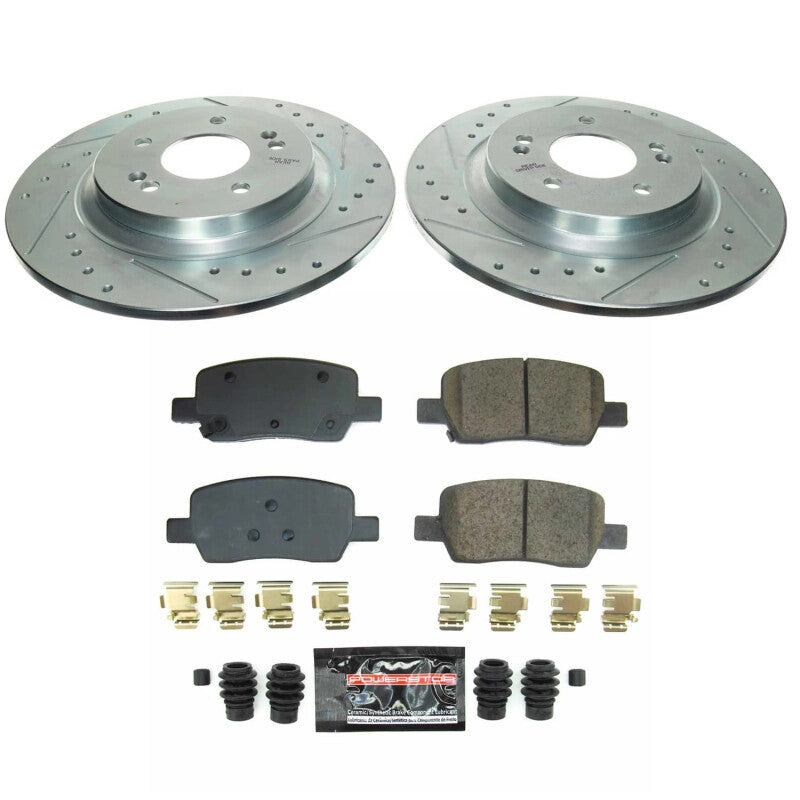 PSB Z23 Evolution Kit - Power Stop 21-23 Hyundai Santa Fe Rear Z23 Evolution Brake Kit