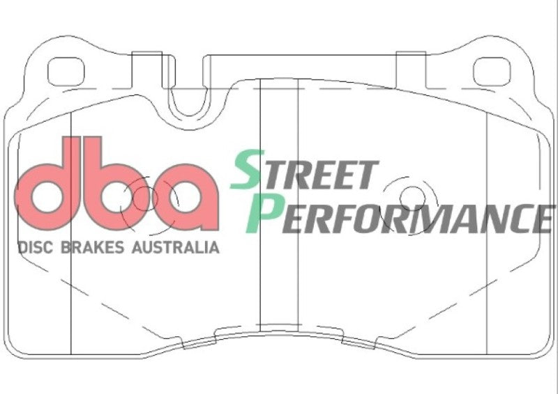 DBA SP500 Brake Pads - DBA 09-13 Chevy Corvette ZR-1 SP500 Rear Brake Pads
