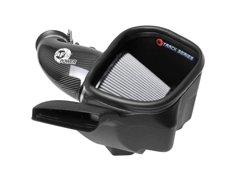 AFE Track Series Intake - aFe 12-21 Jeep Grand Cherokee 6.4L Track Series Carbon Fiber Cold Air Intake w/Pro Dry S Filter