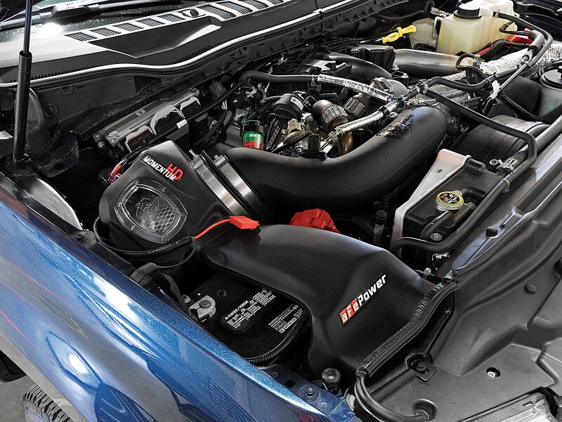 AFE Momentum HD Cold Air Intakes - aFe Momentum HD Intakes Pro Dry S Ford Diesel Trucks V8 6.7L (td)