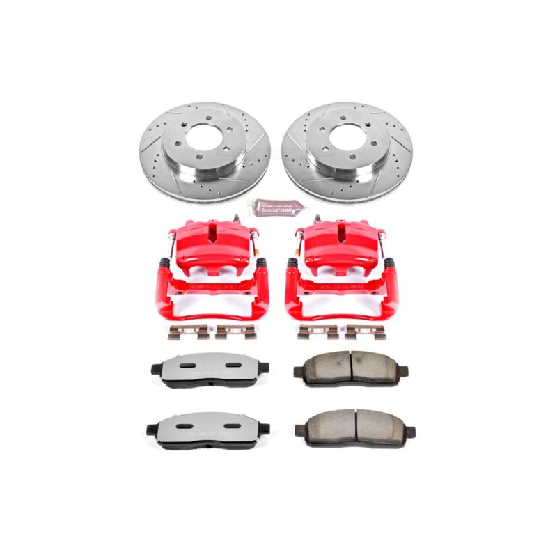 PSB Z36 Truck & Tow Kit - Power Stop 2004 Ford F-150 Front Z36 Truck & Tow Kit w/Cals