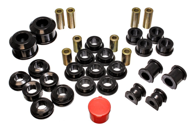 ES Hyper-Flex Sets - Black - Energy Suspension 02-05 Honda Civic Si Black Hyper-Flex Master Bushing Set