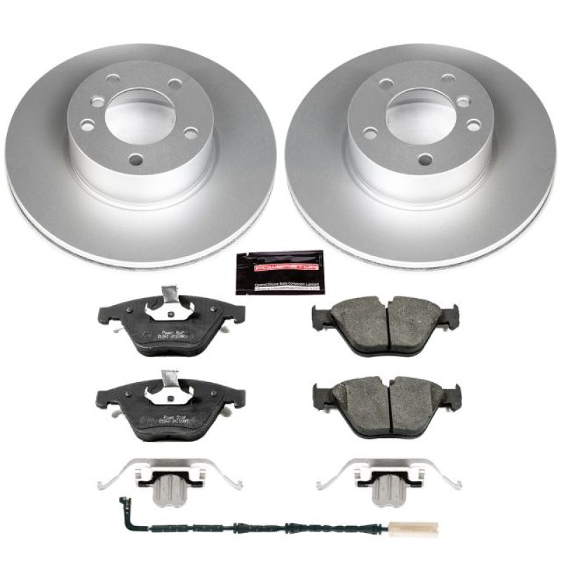 PSB Z23 Evolution Coated Kit - Power Stop 08-10 BMW 328i Front Z23 Evolution Sport Coated Brake Kit