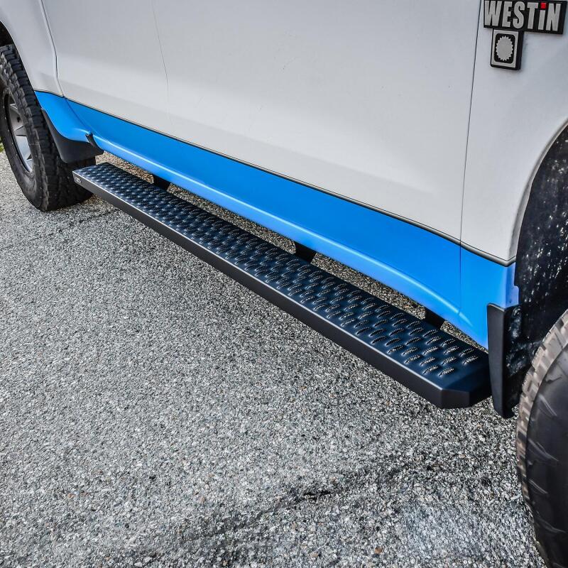 WES Running Boards - Grate - Westin Grate Steps Running Boards 90 in - Textured Black