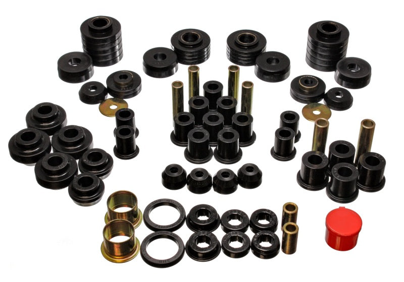 ES Hyper-Flex Sets - Black - Energy Suspension 80-96 Ford F150 Std/Extra Cab Pickup Black Hyper-Flex Master Bushing Set